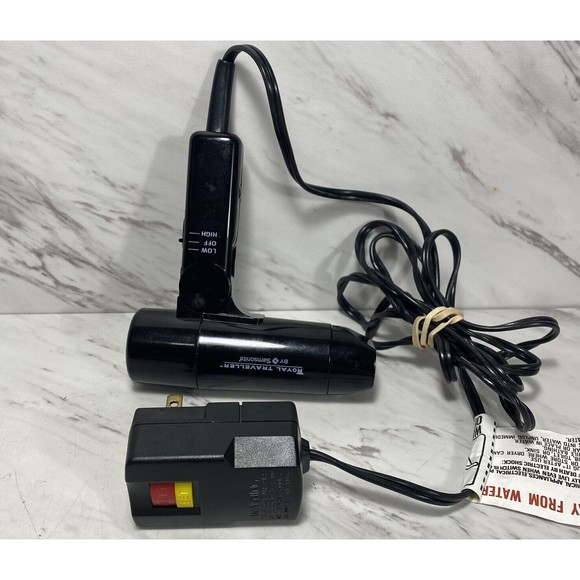 Royal Traveler By Samsonite Hair Dryer Dual Voltage Compact Tested - Picture 1 of 9